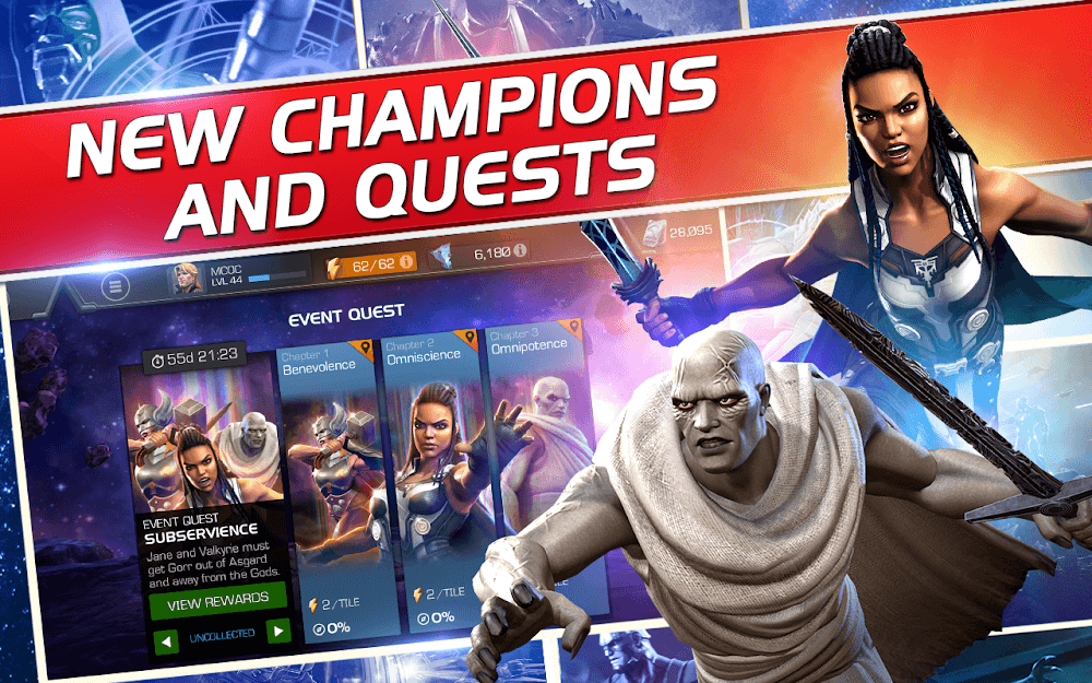 Marvel Contest of Champions v46.0.1 MOD APK (God Mode, Dumb Enemy, Free Skill)