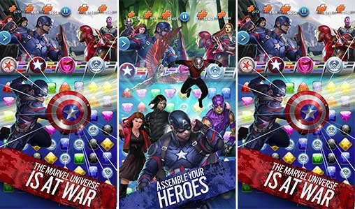 Marvel Puzzle Quest 257.606656 (Full) Apk + Mod for Android