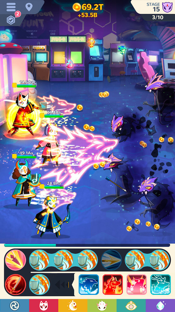 Masketeers: Idle Has Fallen v4.10.0 MOD APK (God Mode, One Hit, Gold Drop)