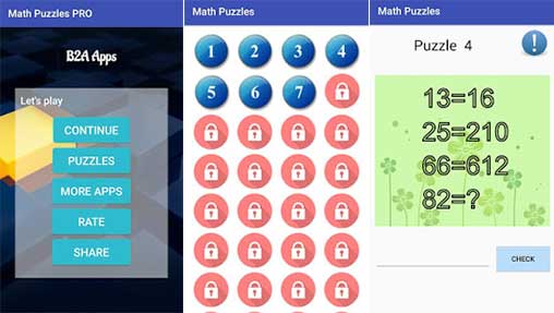 Math Puzzles PRO 2018 1.1 Apk for Android