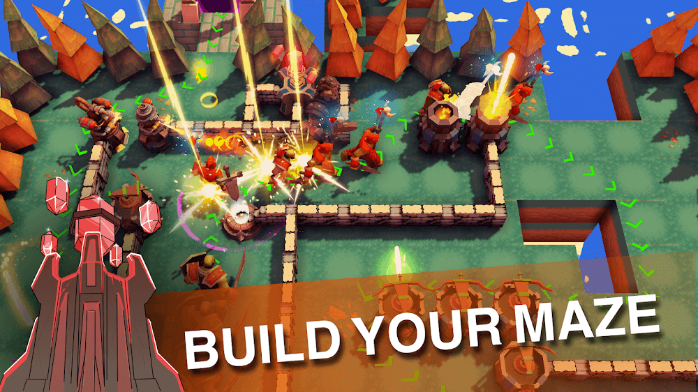 Maze Defenders v2.3.64 MOD APK (Free Upgrades)