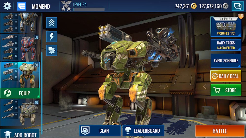 Mech Wars: Robots Battle v1.424 MOD APK (Unlimited Coin/Currency)