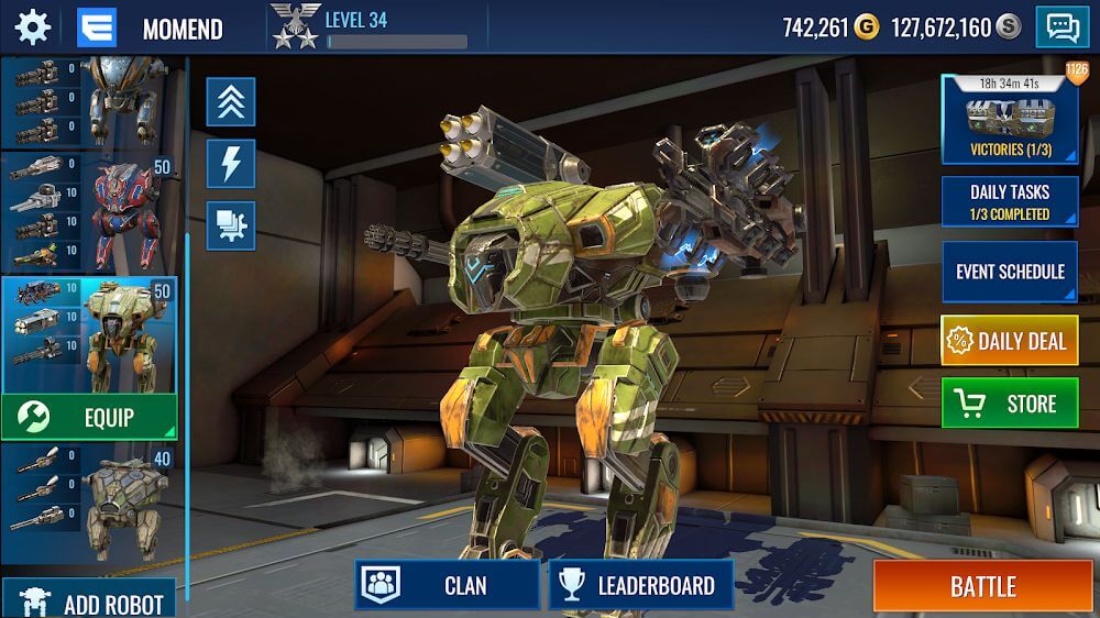 Mech Wars v1.448 MOD APK (Unlimited Money)