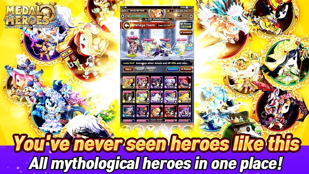 Medal Heroes v3.6.1 MOD APK (Damage, Defense Multipliers)