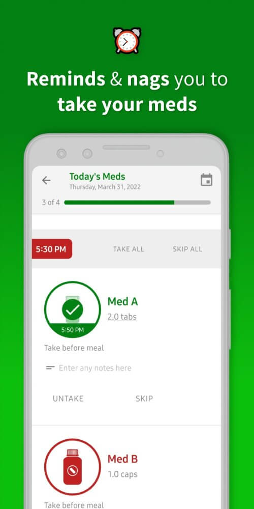 Medication Reminder & Tracker v10.0 MOD APK (Premium Unlocked)