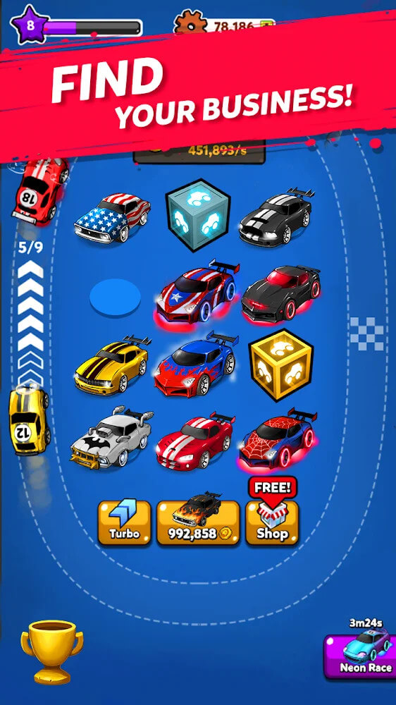 Merge Battle Car v2.43.00 MOD APK (Money/Level up fast)