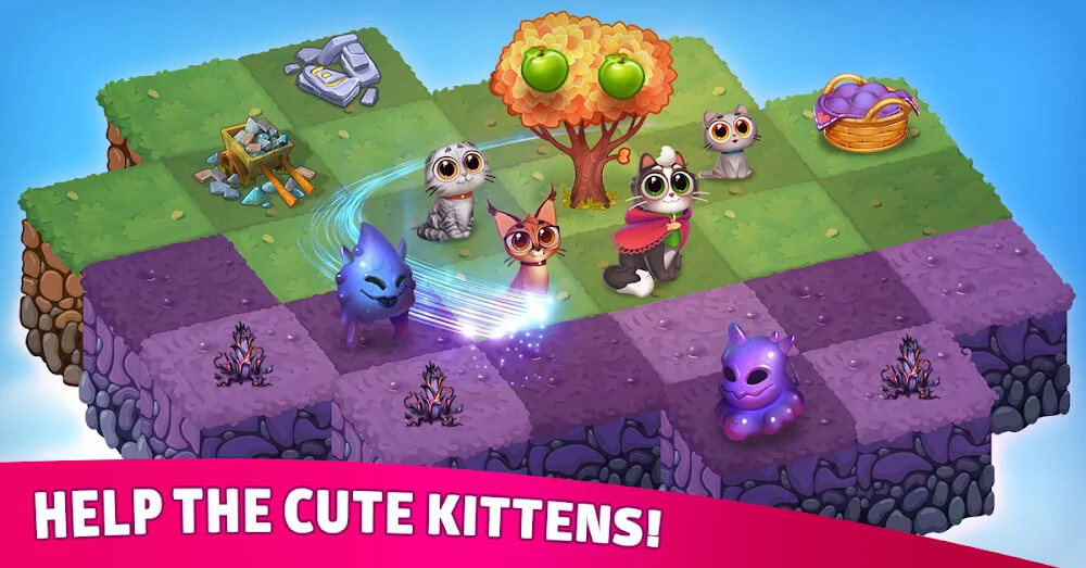 Merge Cats v2.12.2 MOD APK (Unlimited Money)