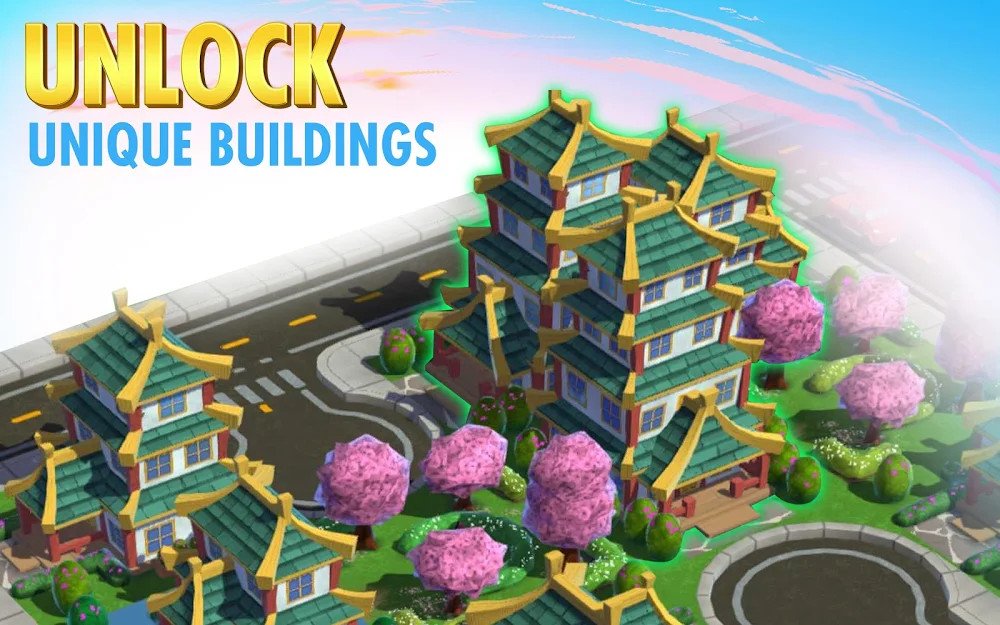 Merge City v1.0.2372 MOD APK (Free Shopping) Download for Android