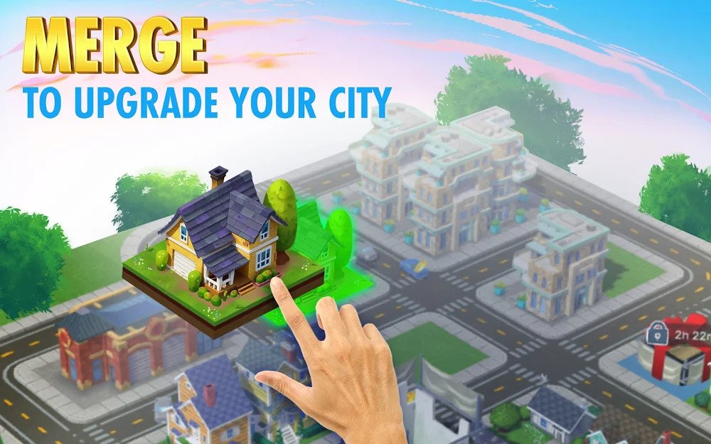 Merge City v1.0.2372 MOD APK (Free Shopping) Download for Android