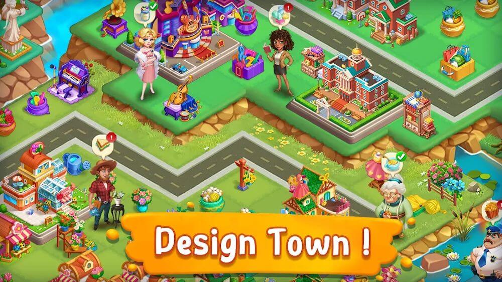 Merge Farmtown v2.3.8 MOD APK (Free Purchases)