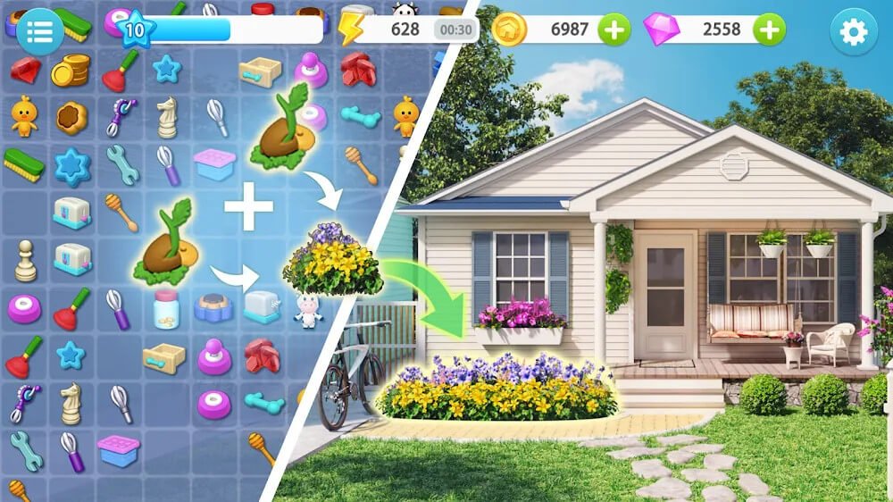 Merge Home Master v1.0.2 MOD APK (Unlimited Gems)