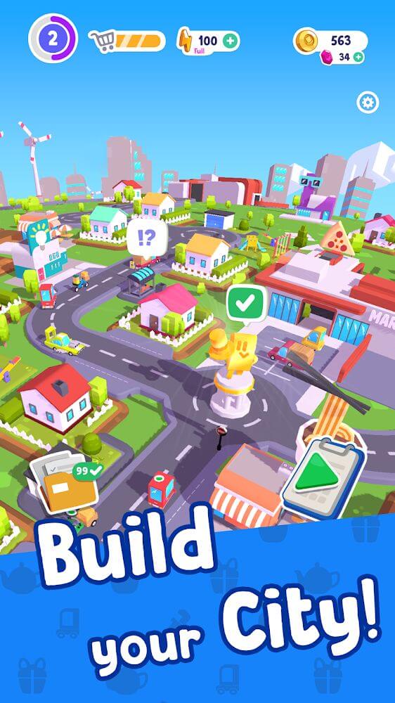 Merge Mayor v4.5.528 MOD APK (Unlimited Money)