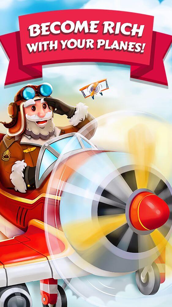 Merge Planes Idle Tycoon v1.5.04 MOD APK (Unlimited Money)