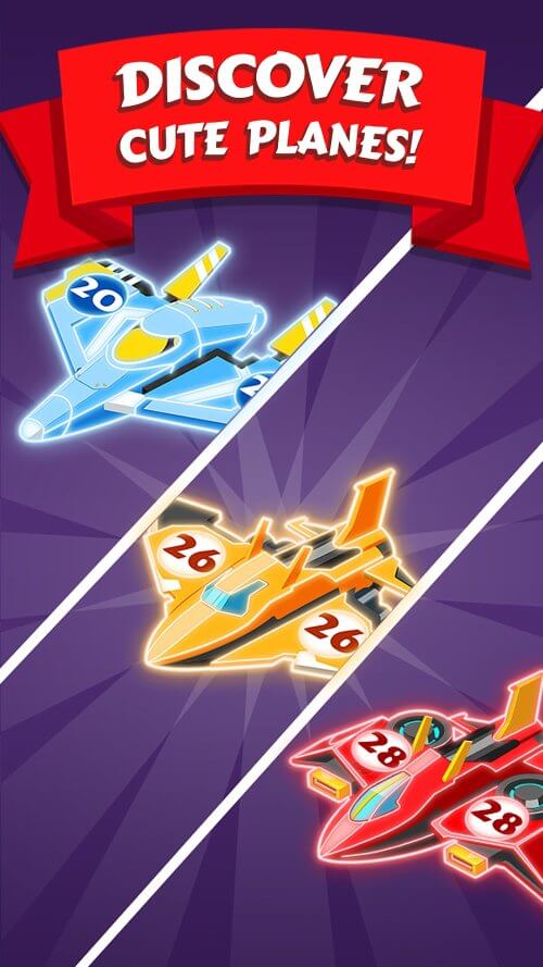 Merge Planes Neon Game Idle v1.0.30 MOD APK (Free Shopping)