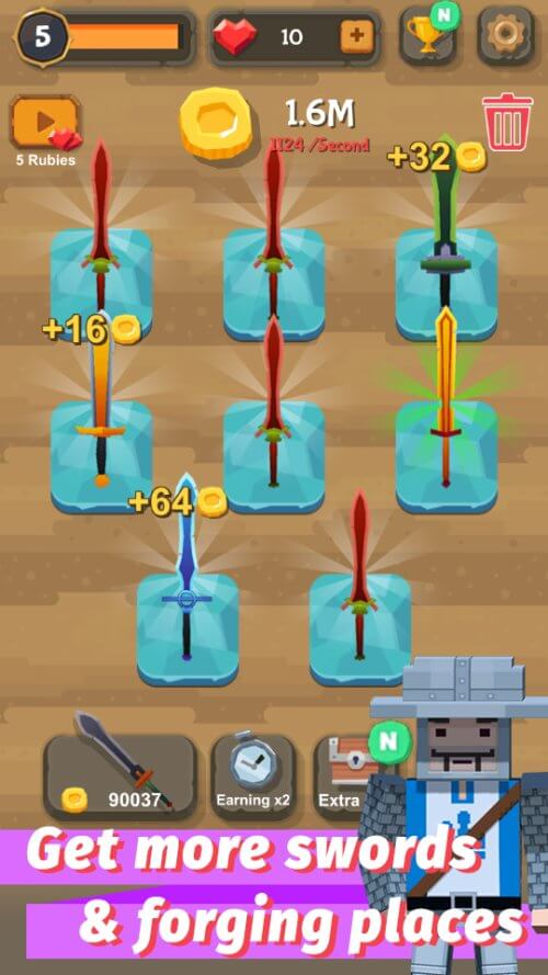 Merge Sword v2.0.7 MOD APK (Instant Achievement Reward)