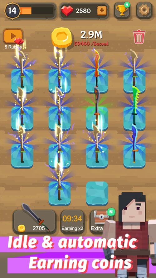 Merge Sword v2.0.7 MOD APK (Instant Achievement Reward)