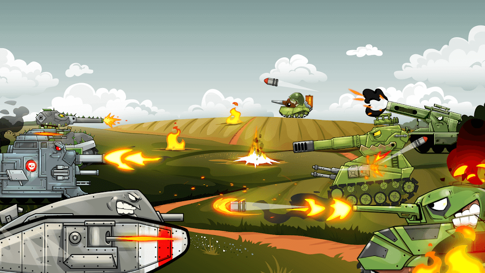 Merge Tanks: Combat war Stars v2.72.00 MOD APK (Unlimited Money)