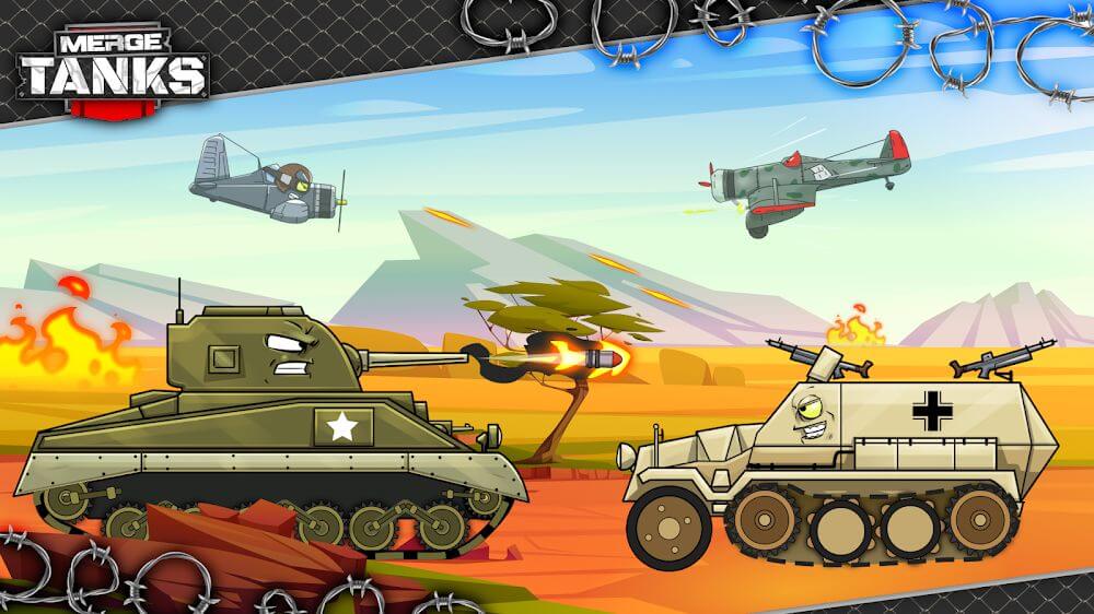 Merge Tanks v2.72.00 MOD APK (Unlimited Money)