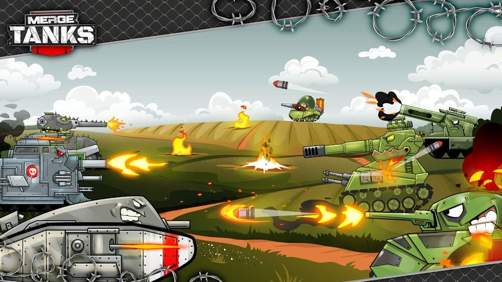 Merge Tanks v2.72.00 MOD APK (Unlimited Money)