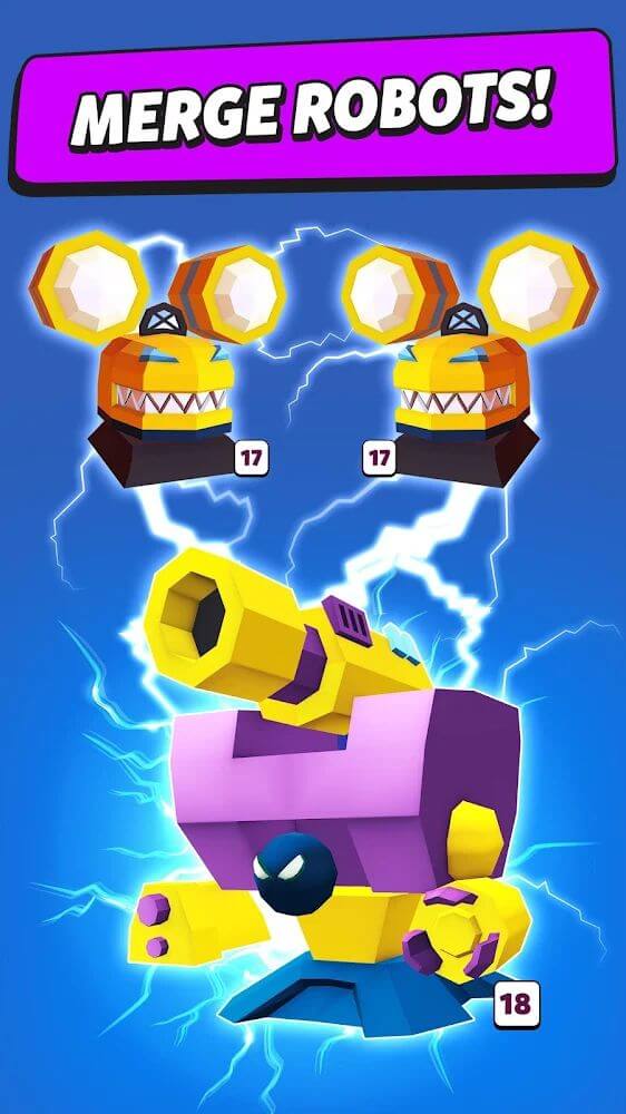 Merge Tower Bots v5.6.0 MOD APK (Unlimited Diamonds)