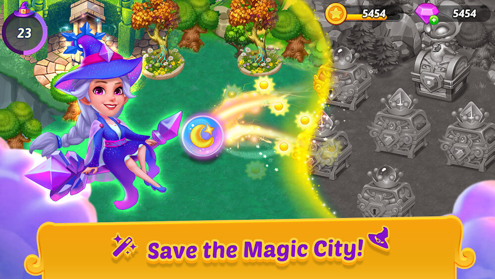 Merge Witches v5.4.0 MOD APK (Unlimited Diamond)