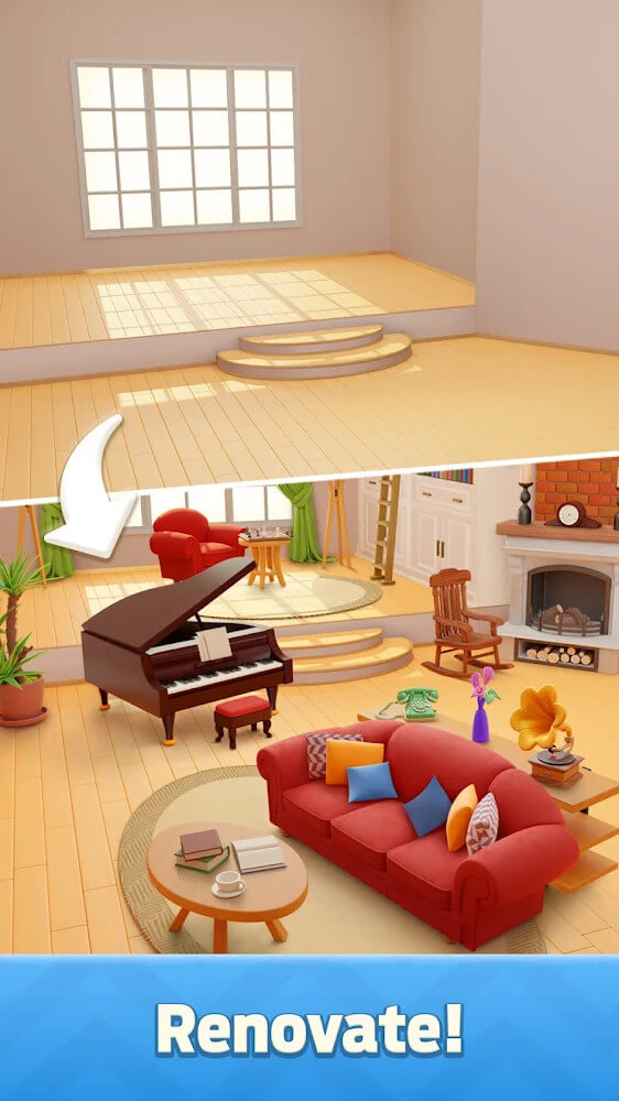 Mergedom: Home Design v2.9.2 MOD APK (Unlimited Money)