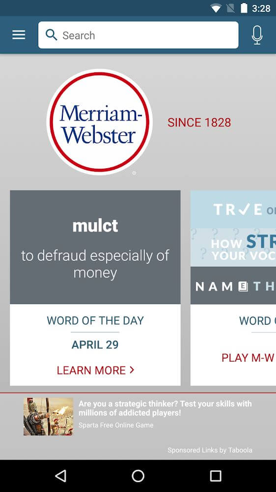 Merriam-Webster Dictionary v5.4.1 APK + MOD (Premium Unlocked)