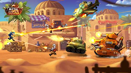 Metal Squad 2.3.1 Apk + MOD (Coins/HP/Bullets/Bombs) Android