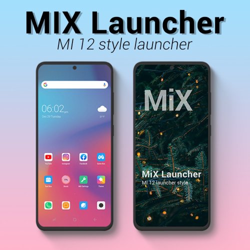 MiX Launcher 2 v5.4 MOD APK (Premium Unlocked)