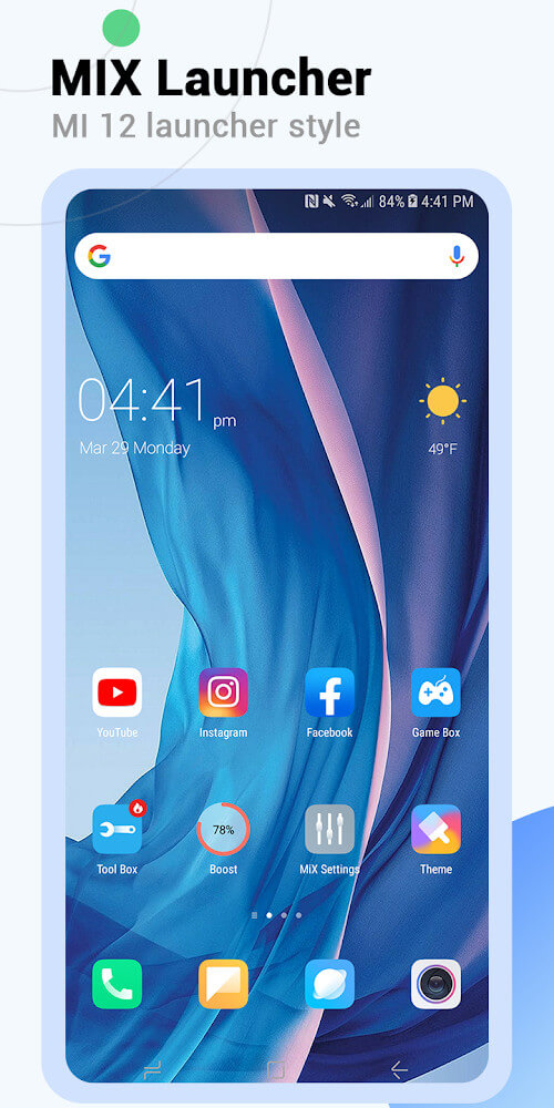 MiX Launcher V2 v5.3 MOD APK (Premium Unlocked)