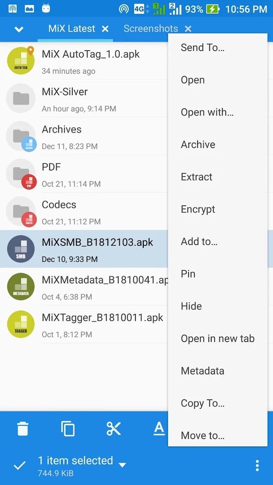 MiXplorer Silver - File Manager v6.57.5 APK (Paid/Plugins)