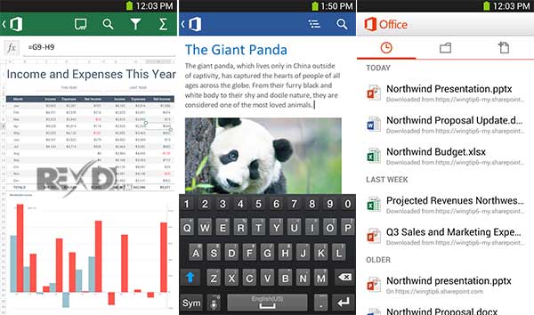 Microsoft Office Mobile 16.0.8229.1009 Apk for Android