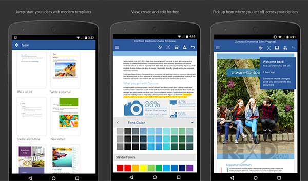 Microsoft Word 16.0.8528.2074 Apk + Data for Android