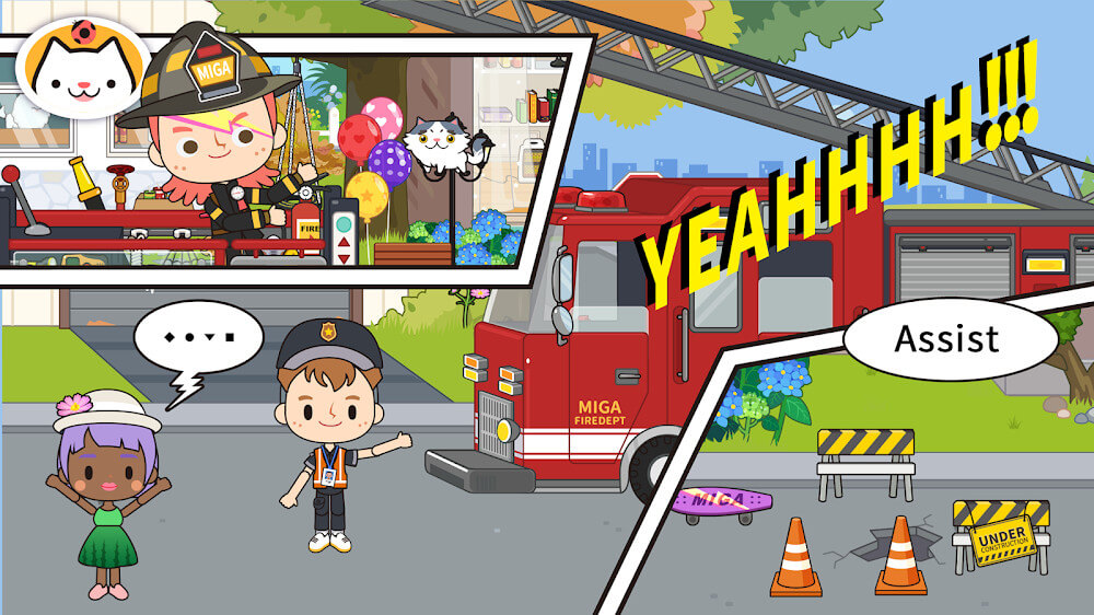 Miga Town: My Fire Station v1.6 APK + MOD (All Unlocked)