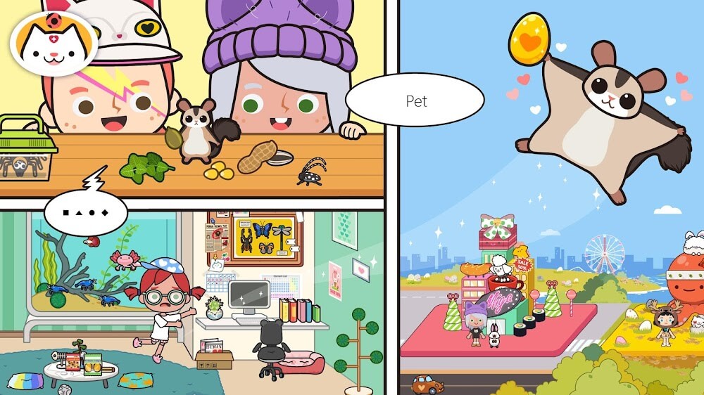 Miga Town: My Pets v1.11 MOD APK (All Paid Content Unlocked)