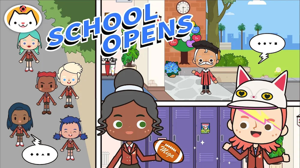 Miga Town: My School v1.6 MOD APK (All Unlocked)