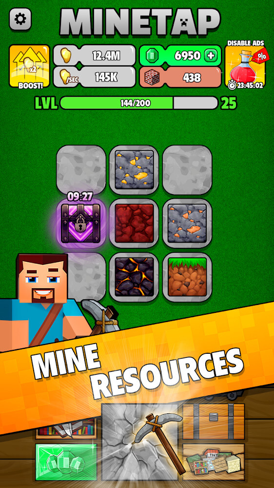 Minetap v2.4.9 MOD APK (Free Shopping, Money, XP)