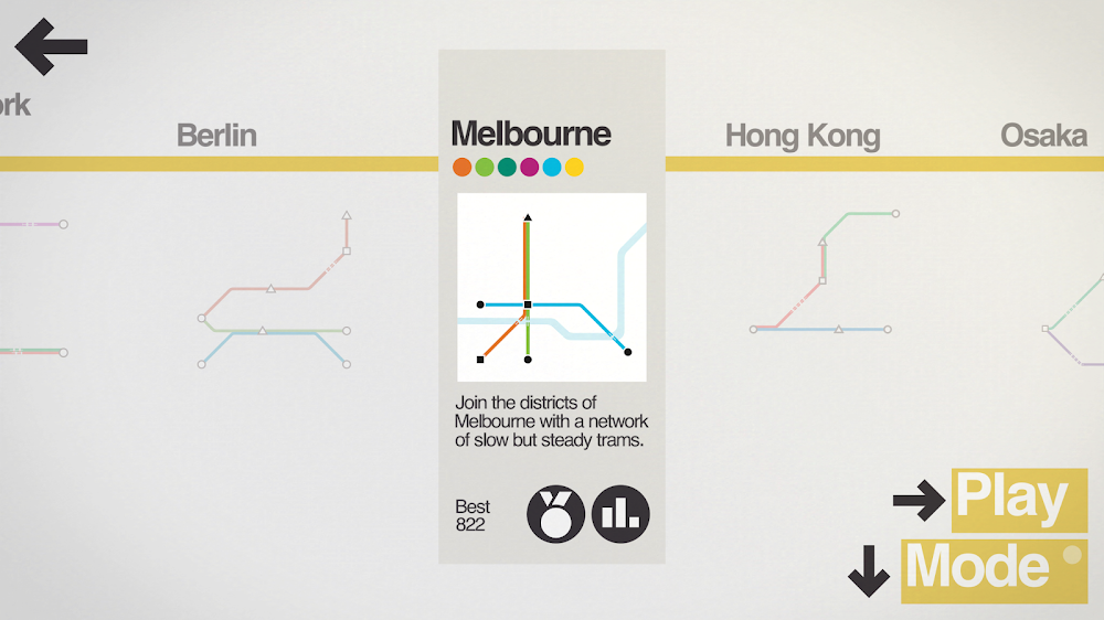 Mini Metro v2.48.0 APK + MOD (Paid & Unlock All Cards)