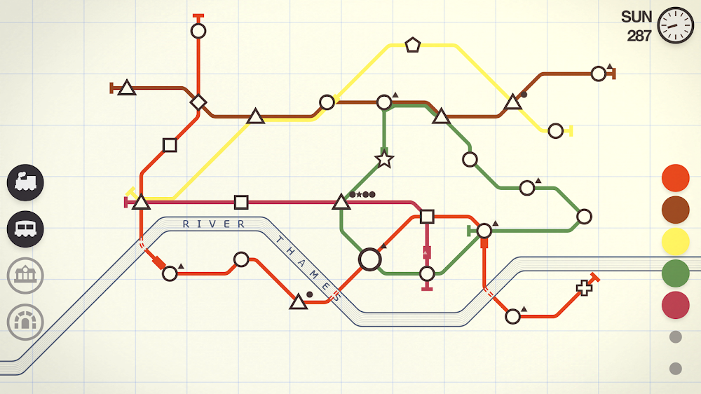 Mini Metro v2.48.0 APK + MOD (Paid & Unlock All Cards)