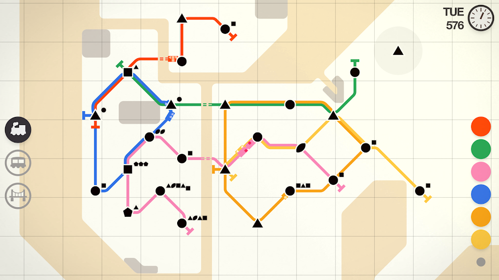 Mini Metro v2.48.0 APK + MOD (Paid & Unlock All Cards)