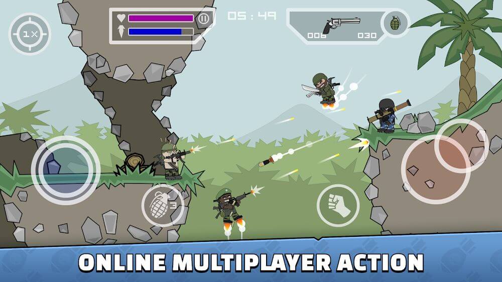 Mini Militia - Doodle Army 2 v5.5.3 MOD APK (Mega Menu)