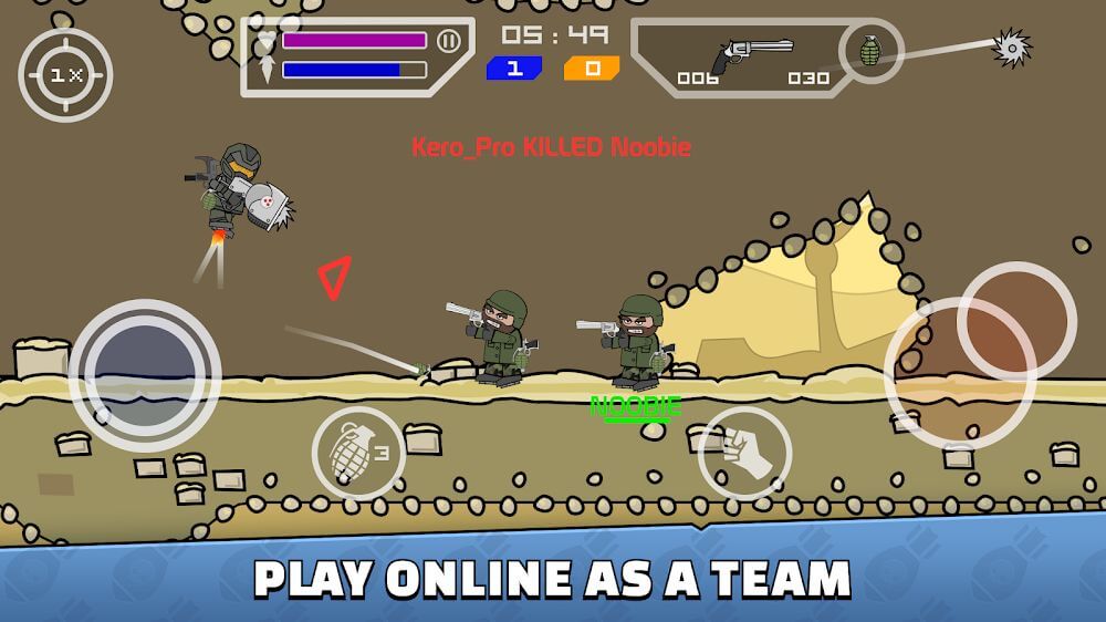 Mini Militia - Doodle Army 2 v5.5.3 MOD APK (Mega Menu)