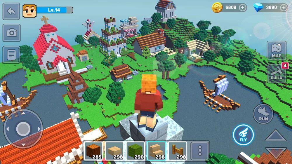 MiniCraft: Blocky Craft 2022 v4.0.11 MOD APK (Unlimited Gold, Gems)