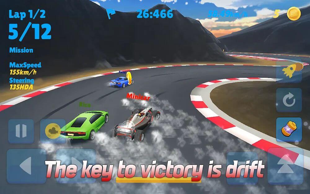 Minicar Drift v2.1.9 MOD APK (Unlimited Money)