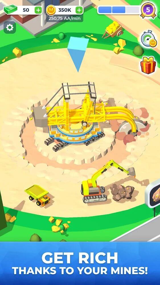 Mining Inc. v1.20.0 MOD APK (Unlimited Upgrades)