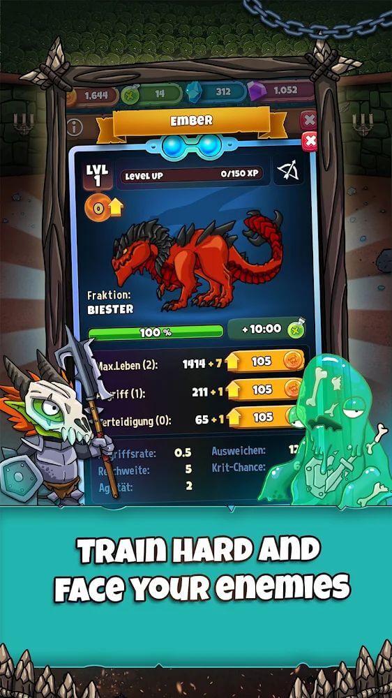 Minion Fighters: Epic Monsters v1.11.3 MOD APK (Free Shopping, Speed)