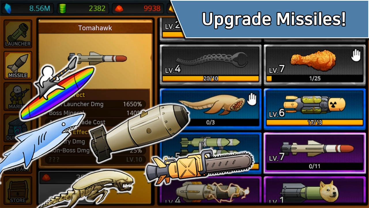 Missile Dude RPG MOD APK 99 (Unlimited Money)
