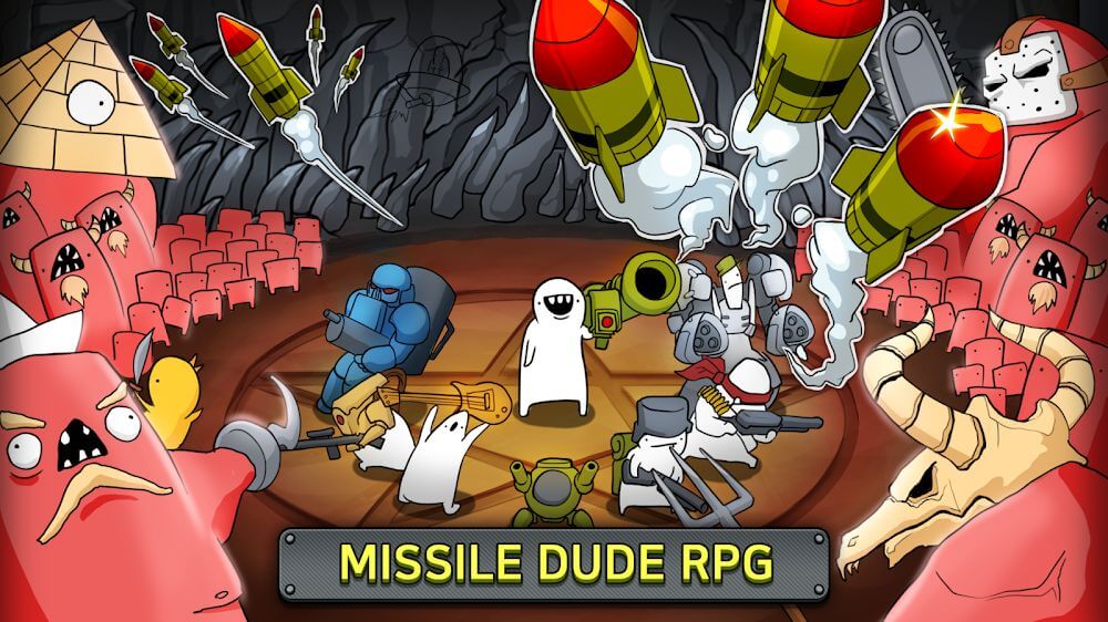 Missile Dude RPG v99 MOD APK (Ulimited Stimpack, Auto Shoot)