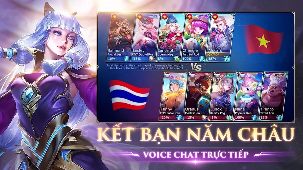 Mobile Legends: Bang Bang VNG v1.7.44.8111 MOD APK (Mega Menu, Unlock Skin)