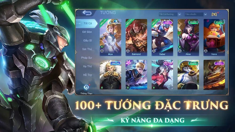 Mobile Legends: Bang Bang VNG v1.7.44.8111 MOD APK (Mega Menu, Unlock Skin)